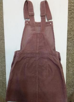 Жіночий вельветовий сарафан з кишенею