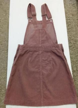 Жіночий вельветовий сарафан з кишенею