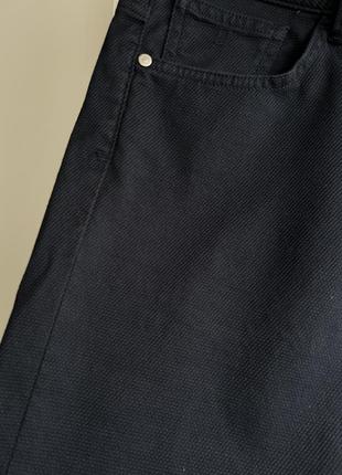 Темно сині штани чорні завужені massimo dutti zara h&m mango6 фото