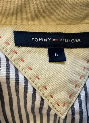 Фирменный бежевый хлопковый жакт/ s/ brend tommy hilfiger2 фото