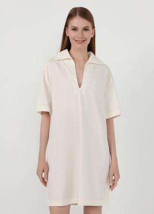 Хлопковое платье свободного кроя h&m