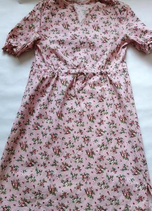 Літня сукня ніжно-рожевого кольору,р-р 48-50