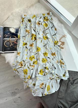 Квіткова спідниця міді розпродаж