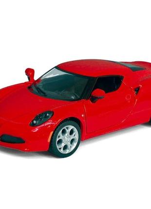 Машинка kinsmart alfa romeo  4c (червоний)