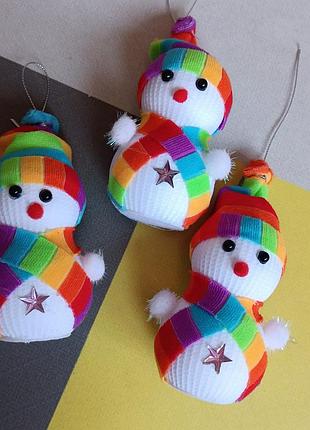 Ялинкова прикраса сніговик
