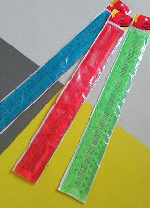 Лінійка неломайка гнучка 30см