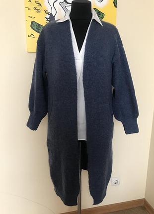 Теплый кардиган из махера и шерсти kosto