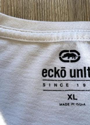 Чоловіча бавовняна футболка з принтом ecko unltd6 фото