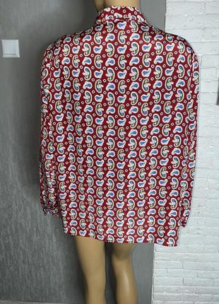 Вінтажна подовжена блуза блузка дуже великого розміру батал frankenwalder, xxxxl 54-56р2 фото