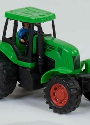 Інерційний трактор "фермер'' зелений2 фото