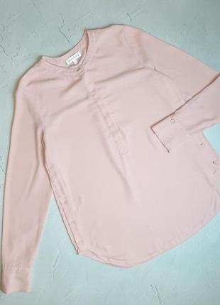 🎁1+1=3 оригинальная пудрово-розовая блуза warehouse, размер 42 - 44