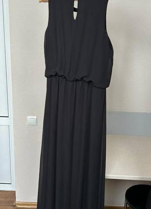Шифоновое платье длинное2 фото