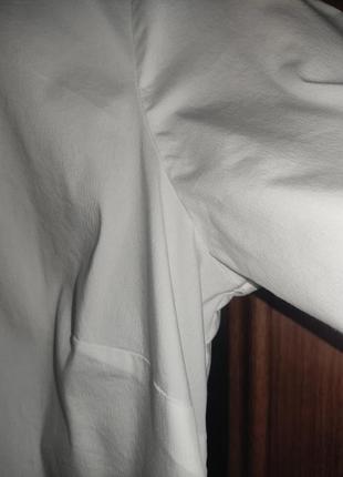 Білосніжна базова котонова сорочка / блуза h&m (бавовна)9 фото