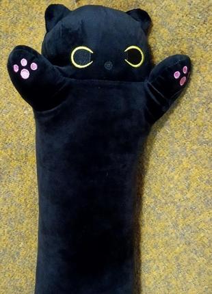 Кіт батон м'яка іграшка подушка обіймашка 90 см4 фото