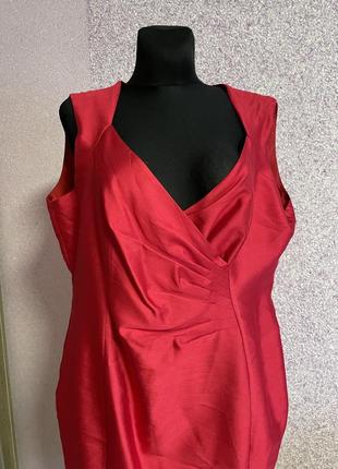 Красное нарядное платье alexon3 фото