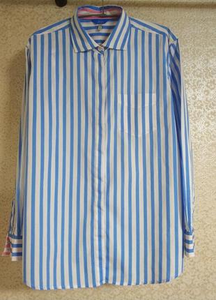 Joules стильная качественная рубашка рубашка блузка блуза полоска полоска бренд joules, р. u9 14.