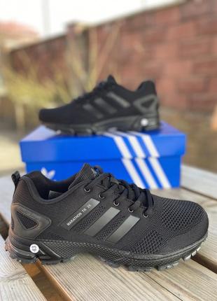 Черные кроссовки adidas marathon