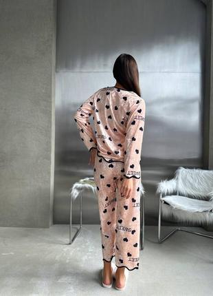 Пижама с воротником4 фото
