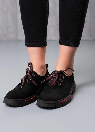 Туфли женские fashion tucker 3784 36 размер 23,5 см черный