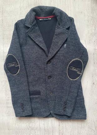 Пиджак серый детский (можно как пальто)1 фото