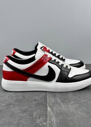 Чоловічі шкіряні кеди nike5 фото