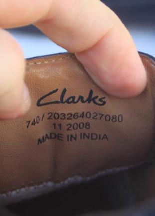 Туфли clarks кожа англия 42р как новые8 фото