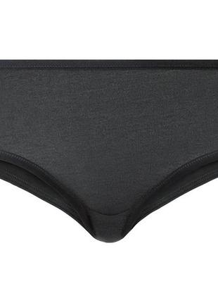 Комплект жіночих трусиків із 3 штук, розмір xs/s, колір чорний2 фото