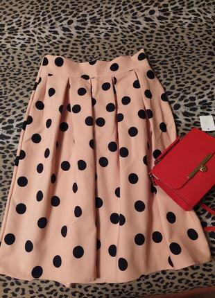 Пудровая юбка