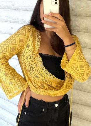 Блуза мереживна