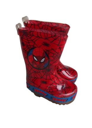 Светящиеся резиновые сапоги водостойкие marvel человек паук spider-man3 фото