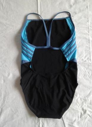 Спортивный слитный купальник в бассейн или на пляж adidas нюанс2 фото