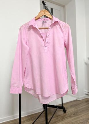 Розовая блуза h&m