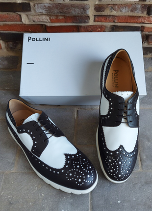 Premium.туфли броги pollini италия2 фото