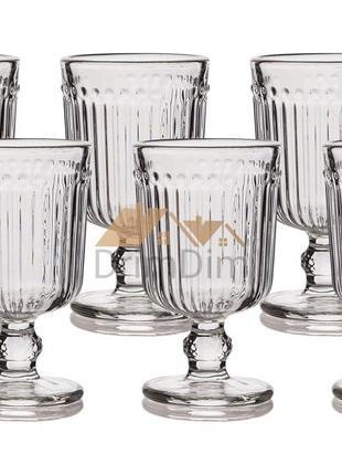 Набор рюмок 6 шт. 60 мл на ножке timeless из толстого стекла и для крепких напитков.