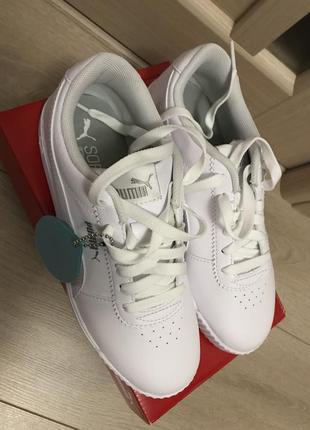 Кросівки puma carina slim sl white 37,5 (23,5 cm)2 фото