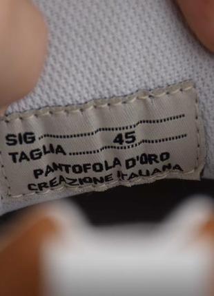 Pantofola d'oro кросівки чоловічі шкіряні кежуал. італія. оригінал. 45 р. / 30 см.7 фото