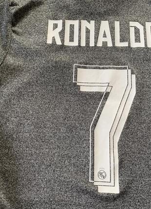 Підліткова спортивна футболка джерсі з принтом adidas ronaldo 75 фото