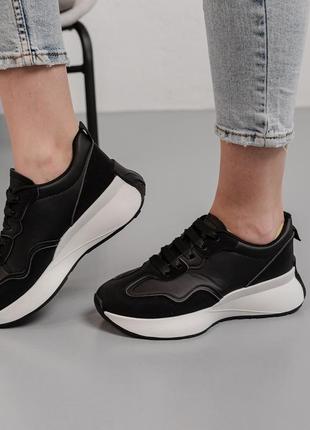 Кросівки жіночі fashion susanna 3940 37 розмір 24 см чорний