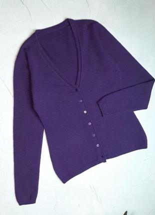 🌿1+1=3 відмінна м'яка фіолетова кашемірова кофта светр, розмір 44 - 463 фото