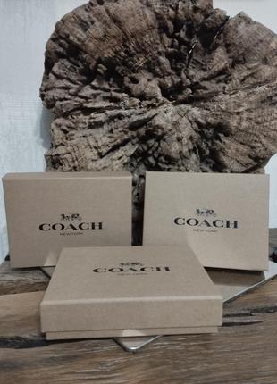 Coach 2 in 1 wallet gift set in signature canvas чоловічий гаманець та візитниця2 фото