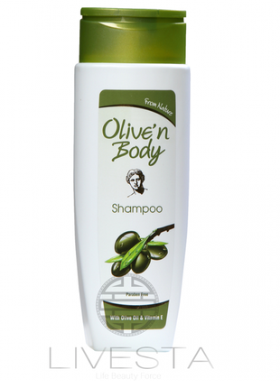 Шампунь для волосся з оливковою олією olive’n body, 400 мл