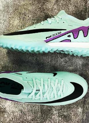 Футбольні сороконіжки nike mercurial air zoom vapor xv tf стоноги для футболу найк меркуріал аір аїр зум вапор 154 фото