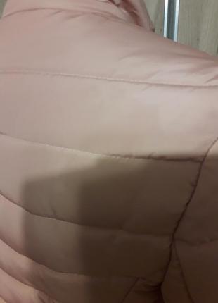 Модная курточка цвета пудра10 фото