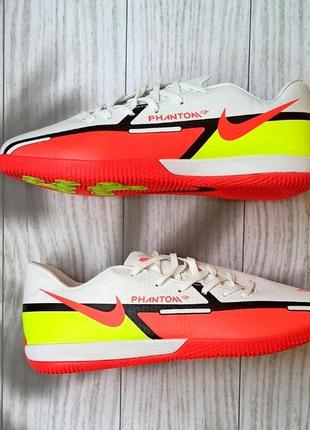 Футзалки nike dodge react phantom gt2 pro ic / бампи залки найк фантом реакт