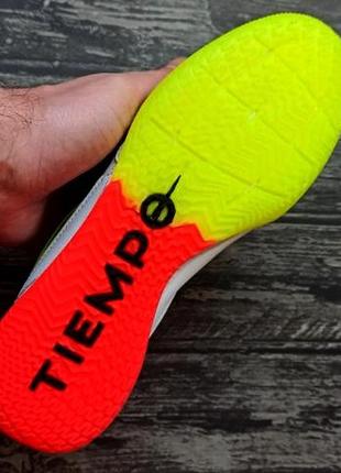 Футзалки nike tiempo legend 9 ic / бампы залки найк темпо тиемпо легенд 99 фото