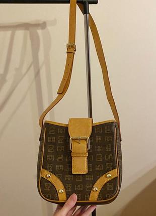 Жіноча шкіряна коричнева брендова сумка3 фото