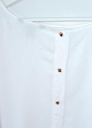 Tom tailor біла блуза в стилі zara mango hilfiger6 фото
