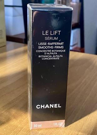 Сироватка для  підвищення пружності шкіри обличчя й шиї chanel le lift smoothing & firming serum, 30 мл