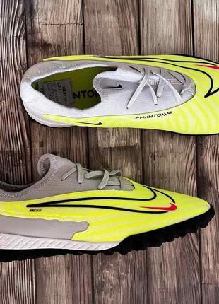 Футбольні стоноги nike phantom gx tf сороконіжки для футболу найк фантом2 фото