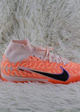 Дитячі футбольні сороконіжки nike air zoom mercurial superfly ix elite tf2 фото